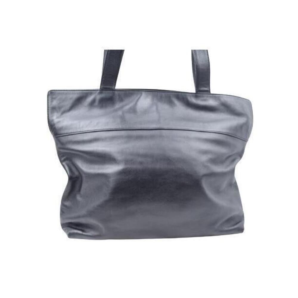 Chanel Shoulder Coco Bag Tote Black Lambskin Mark